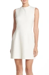 French Connection Whisper Sundae Solid Mini Dress In Summer White