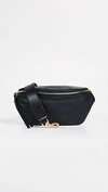 Rebecca Minkoff Bree Leather Belt Bag - Black In Black