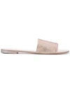Giuseppe Zanotti Adelia Crystal-embellished Sandals In Metallic