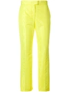 MSGM STRAIGHT-LEG CROPPED TROUSERS,2441MDP0418410612700126
