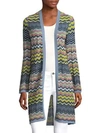 M MISSONI Wave Ripple Open-Front Cardigan