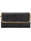 Stella Mccartney Portafoglio Flap In Black