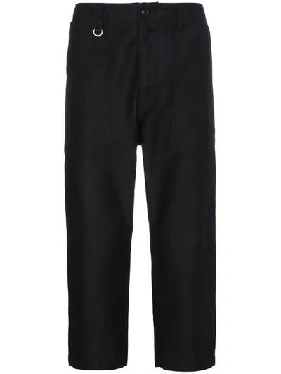 Sophnet Straight Cropped Trousers In Black