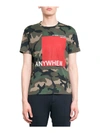VALENTINO ANYWHEN CAMOUFLAGE COTTON T-SHIRT,10513390