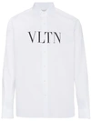 VALENTINO White VLTN Logo Shirt,PV0AB7111KN12564388