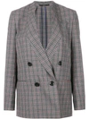 PAUL SMITH CHECK DOUBLE-BREASTED BLAZER,PUXM085J3222512695078