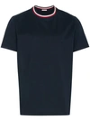 MONCLER contrast collar short sleeve t shirt,80283008390Y12642620