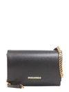 DSQUARED2 LEATHER CROSSBODY BAG,10513773