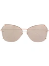 LINDA FARROW OVERSIZED SUNGLASSES,LFL72312678746