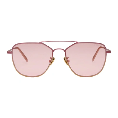 Super Pink I Visionari Edition Sunglasses In Pink Ocra