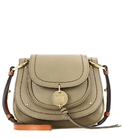 See By Chloé See By Chloe Susie Mini Leather Crossbody In Motty Gray/gold