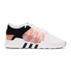 ADIDAS ORIGINALS ADIDAS ORIGINALS WHITE AND BLACK QT RACING ADV SNEAKERS,CQ2156