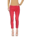 Dondup Cropped Pants & Culottes In Garnet