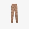 GUCCI GUCCI DOUBLE G TAILORED TROUSERS,496172Z372F12476810
