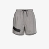 RAF SIMONS RAF SIMONS VERY SHORT TAPE CHECK SHORTS,181353003312491617