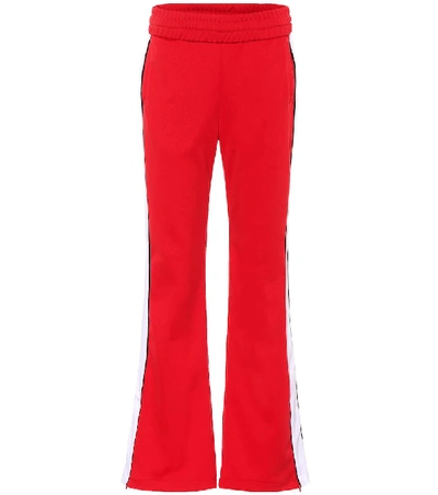 Off-white Flared Sweatpants In Red