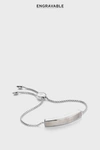 MONICA VINADER Baja Bracelet - Grey Agate,SS-BL-BAJA-GRY