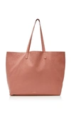 MANSUR GAVRIEL OVERSIZED LEATHER TOTE,HOT061LA