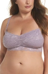 Cosabella Never Say Never Soft Cup Nursing Bralette In Dusk Orchid