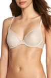 On Gossamer Mesh Convertible Maternity Nursing Bra In Champagne
