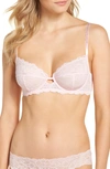 Calvin Klein Seductive Comfort With Lace Full Coverage Bra Qf1741 In Attract