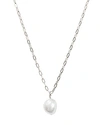 DOGEARED PEARLS OF LOVE PENDANT NECKLACE, 16,PG1136