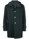 MONCLER PADDED DETAIL SINGLE BREASTED COAT,31735902814212714724