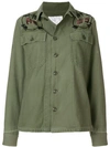 AS65 AS65 EMBROIDERED FLAMINGO JACKET - GREEN,W18023ASVN12724650