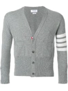 THOM BROWNE cropped v-neck cardigan,MKCS01A0001112714945