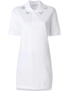 Givenchy Mirrored Star Polo Shirt In White