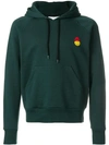 AMI ALEXANDRE MATTIUSSI HOODIE WITH PATCH SMILEY,SMIJ01973012618744