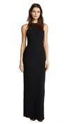 HALSTON HERITAGE HIGH NECK GOWN