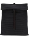 ISSEY MIYAKE PLEATED RECTANGLE BACKPACK,HP86AG51512714107