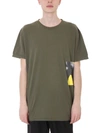 DAMIR DOMA TOLLI GREEN COTTON T-SHIRT,10515778