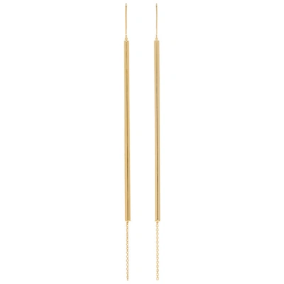 Loewe Gold Stick Earrings In 8130 Gold