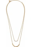 ELIZABETH AND JAMES WOMAN GOLD-TONE CRYSTAL NECKLACE GOLD,AU 7371418045386841