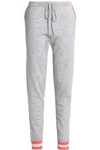 CHINTI & PARKER WOMAN INTARSIA WOOL AND CASHMERE-BLEND TRACK PANTS GRAY,US 7789028783585177