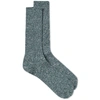 ANONYMOUS ISM ANONYMOUS ISM MOCK AMERICAN RIB CREW SOCK,15184000-4470