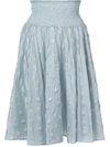 JULIEN DAVID woven spotted skirt,SLS1806