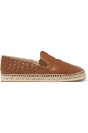 BOTTEGA VENETA INTRECCIATO LEATHER ESPADRILLES