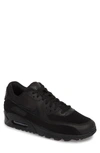 Nike Air Max 90 Premium Sneaker In Black/ Black