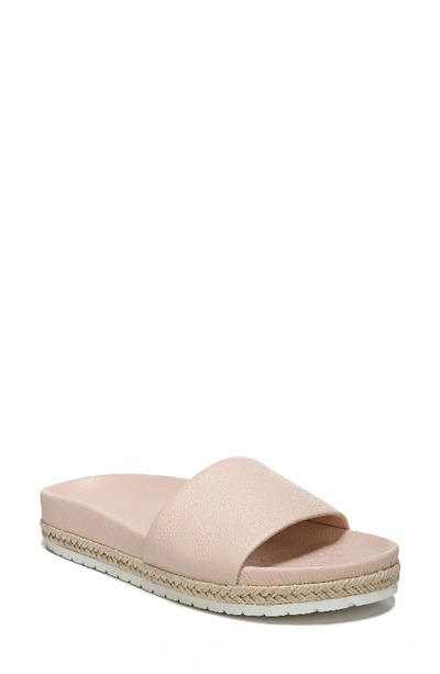 Vince Women's Aurelia Leather Pool Slide Sandals In Blush