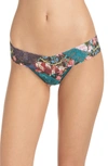 HANKY PANKY KEIKO LOW RISE THONG,2B1581