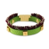 TISSUVILLE Flik Mini Bracelet Green Gold