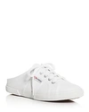 SUPERGA WOMEN'S CLASSIC LACE UP SNEAKER MULES,S00BC30