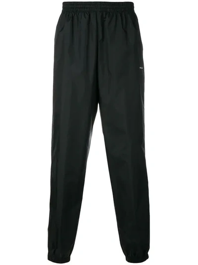 Balenciaga Men's Zip-panel Convertible Track Pants In Black