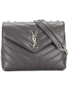 Saint Laurent Grey Small Loulou Chain Bag
