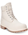 Timberland Men's 6 Inch Premium Canvas Boots, Brown In Pure Cashm