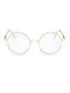 LE SPECS Ovation Clear Circle Glasses