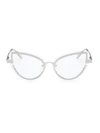 LE SPECS Adulation Clear Cat Eye Glasses